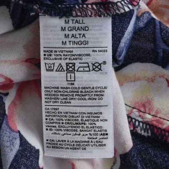 Old Navy Waist-Defined Ruffled Tie-Belt Midi Wrap Dress  Size Medium Tall - Picture 10 of 10